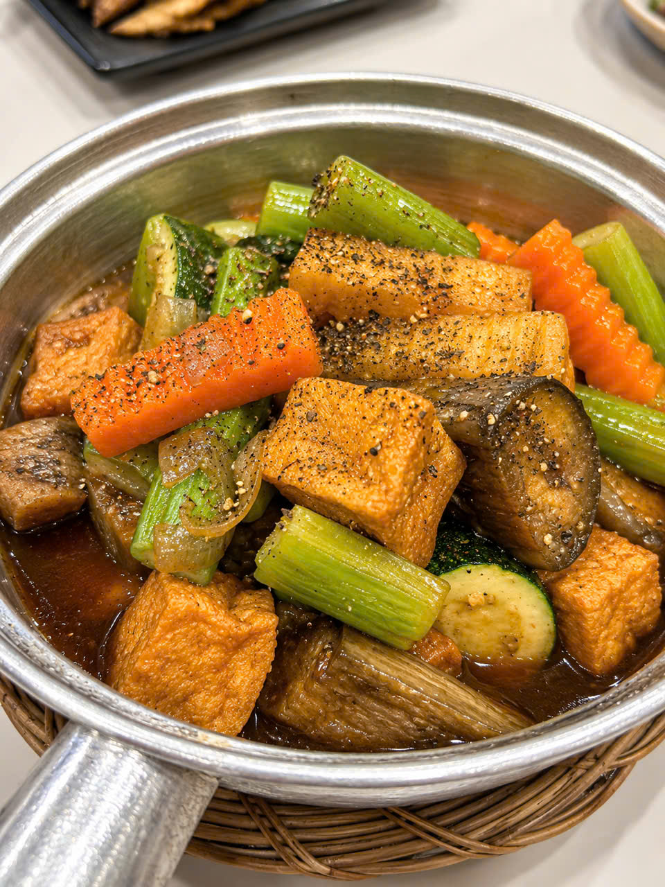 Đậu hủ kho rau củ