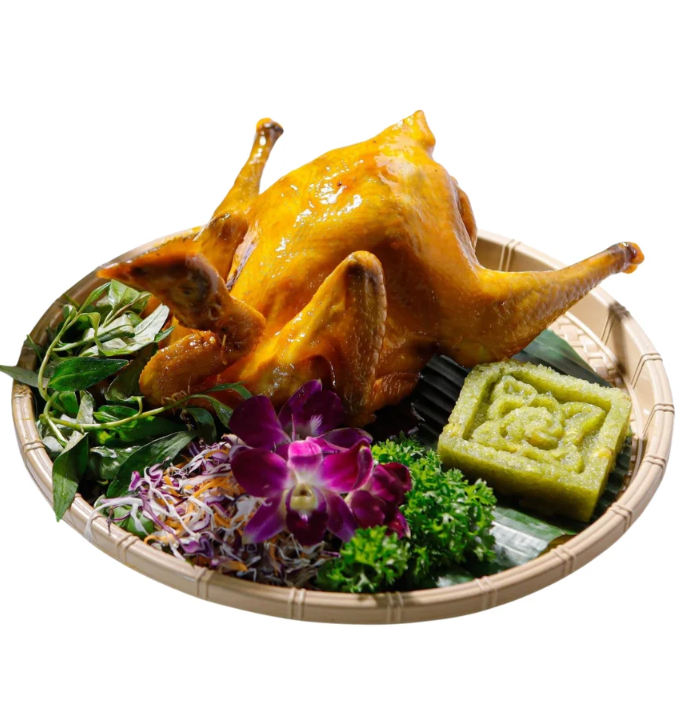Gà hấp mắm nhĩ